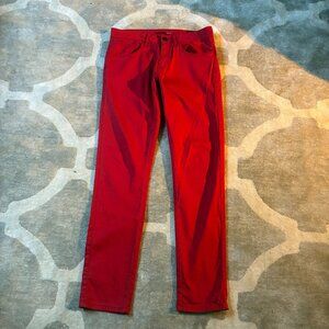 Zara Men slim fit red pants